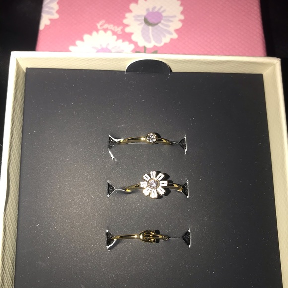 NIB COACH DAISY 3 TIER RING - Picture 2 of 4